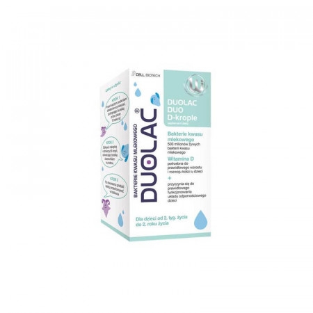 DUOLAC DUO D Krople krople 7,5 ml