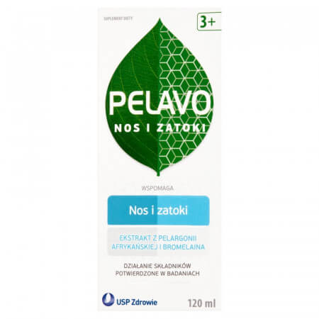 Pelavo Nos i Zatoki, syrop, 120 ml (data ważności 28.02.2025r)