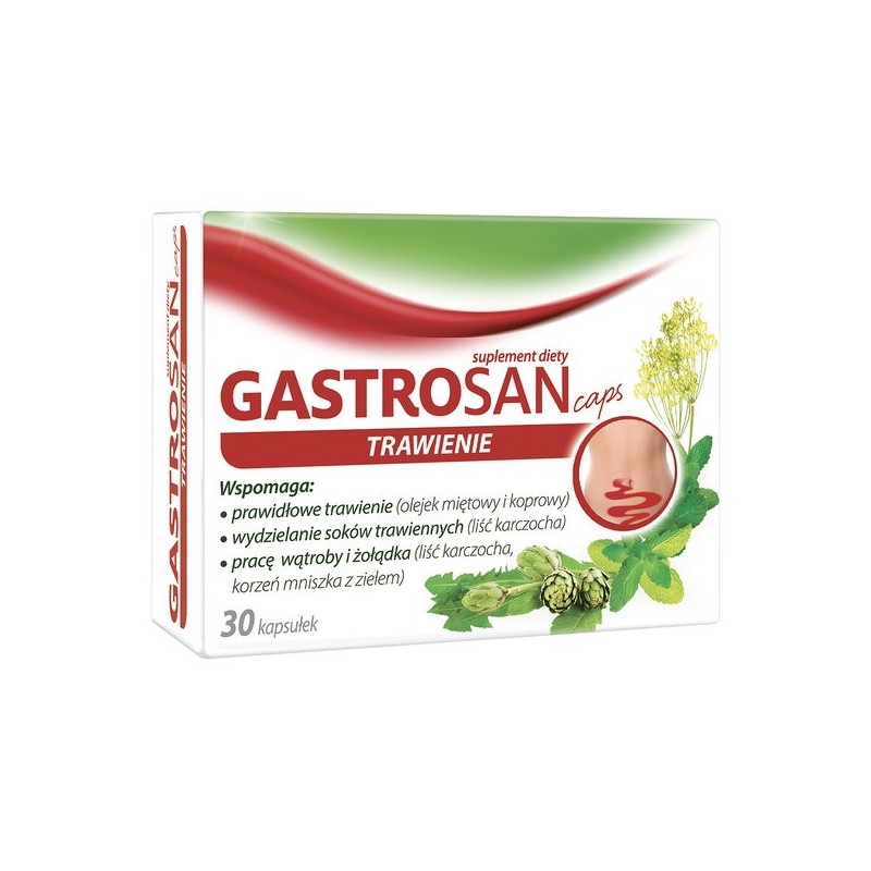 Gastrosan caps Trawienie, kapsułki, 30 szt.( Data ważności