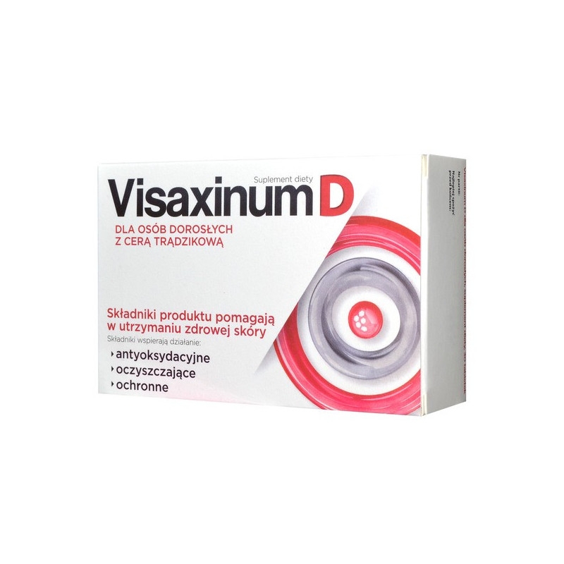 Visaxinum D dla osób dorosłych z cerą trądzikową, tabletki